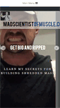 Mobile Screenshot of madscientistofmuscle.com